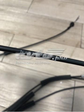 24447382 Opel cable de accionamiento, desbloqueo de puerta delantera