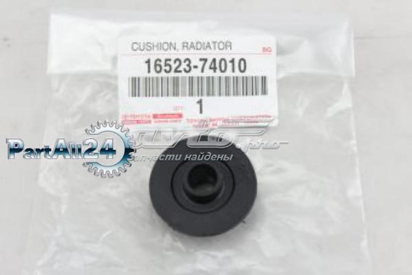 Pantalla plana de goma del Radiador superior TOYOTA 1652374010