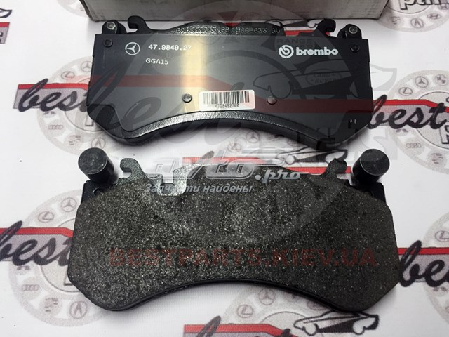 Pastillas de freno delanteras Mercedes A008420412028