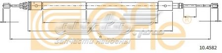 10.4582 Cofle cable de freno de mano trasero derecho