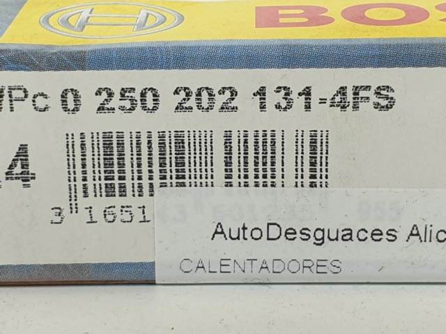 250202131 Ford Bujías de calentamiento