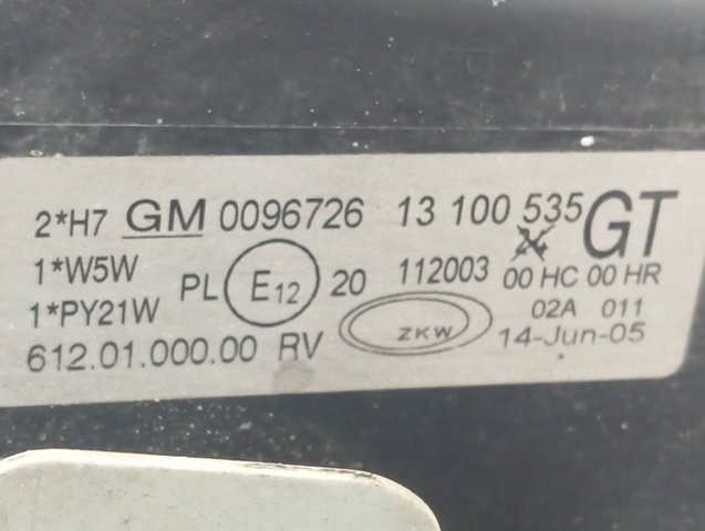 13100535 Opel Faros