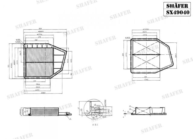 Comprar SX49040 Shafer Filtro de aire