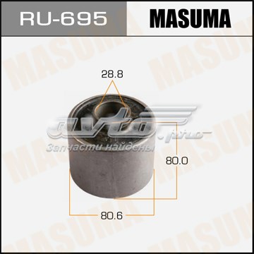 RU695 Masuma Silentblock de brazo de suspensión delantero inferior