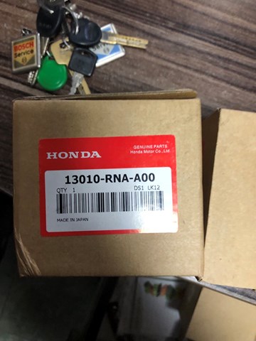 Pistón con pines sin anillos, STD Honda Civic 7 (EN2, ES9)