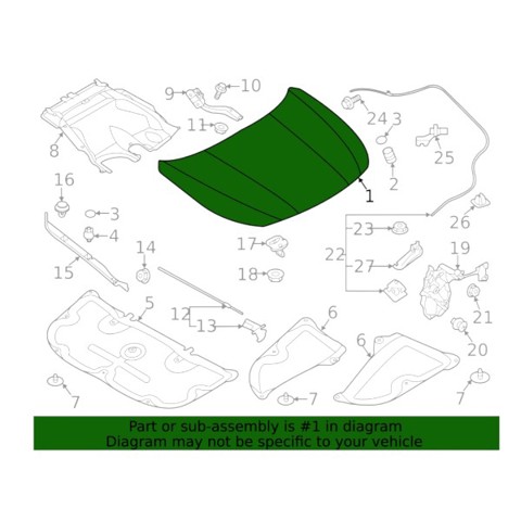 Capó del motor FPS FP6743280 precio, desde 633,53 EUR