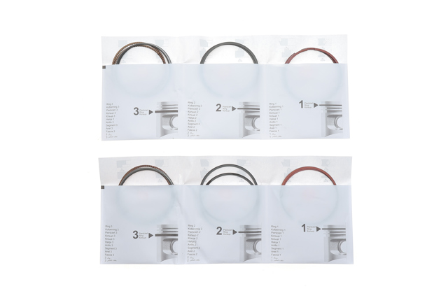 Juego de anillos de pistón, motor, STD PRCHE491405000SET AMP/Paradowscy