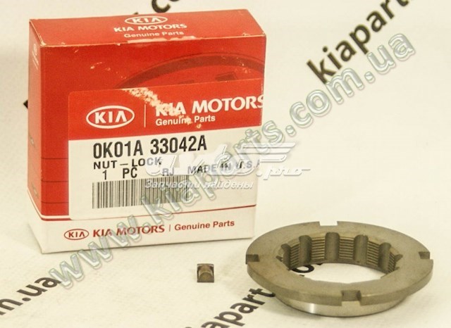 0K01A33042A Hyundai/Kia tuerca, cubo de rueda delantero