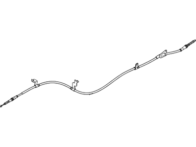 59770B8000 Hyundai/Kia cable de freno de mano trasero derecho