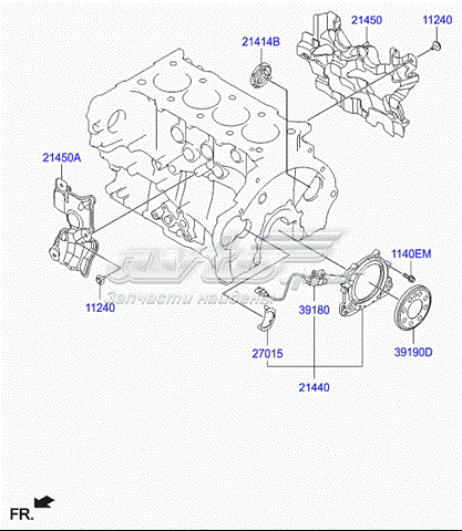 Comprar 214402F600 Hyundai/Kia Retén de cigüeñal