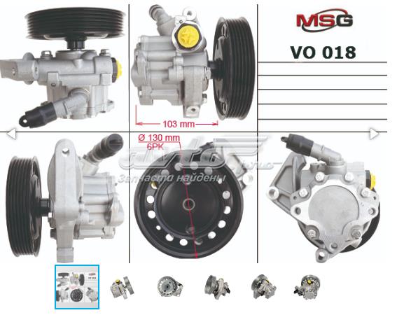 Bomba de dirección asistida  MSG VO018 precio, desde 188,14 EUR