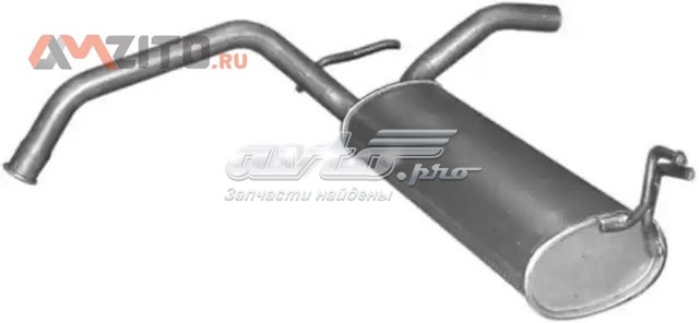 Silenciador trasero Polmostrow 04235 precio, desde 73,85 EUR