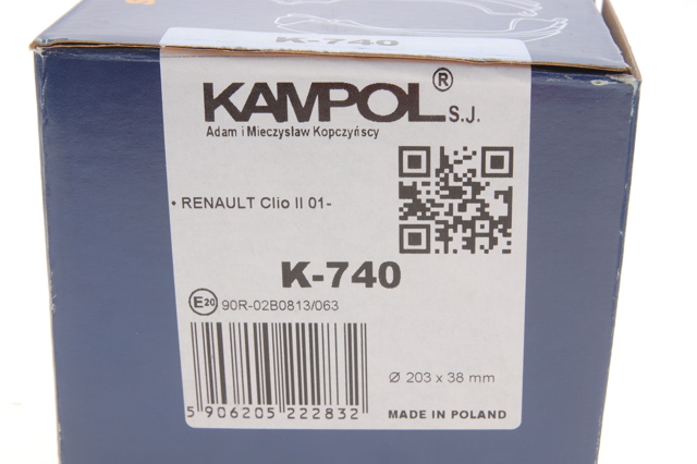Zapatas de freno K740 Kampol