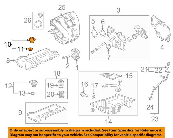 Tapa de aceite de motor 4812908 General Motors