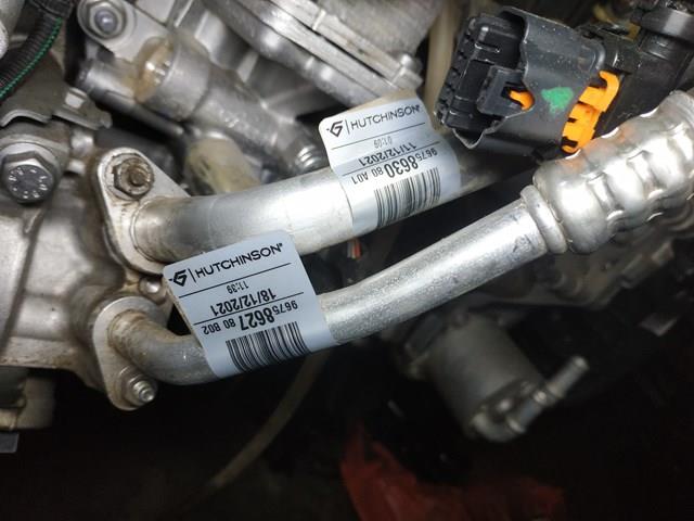 Conducto refrigerante de radiador de aceite, de filtro a bloque cilindros para Peugeot 508 