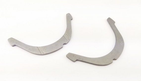 Juego de semiarandelas de empuje de cigüeñal, reparación (0,25 mm), juego A2152010 Glyco