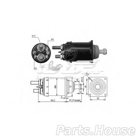 ZM835 ZM interruptor magnético, estárter