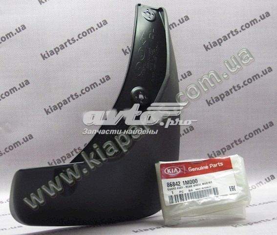 868421M000 Hyundai/Kia faldilla guardabarro trasera derecha