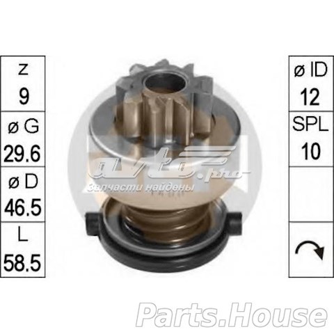 ZN1486 ZEN Bendix motor de arranque
