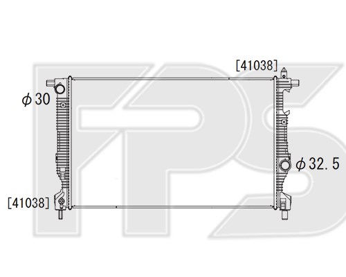 8013323 Agility radiador refrigeración del motor