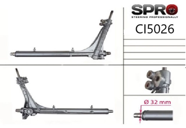 Cremallera de dirección CI226R MSG Rebuilding