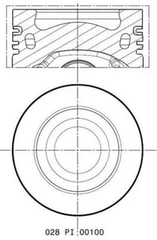Pistón completo para un cilindro, primera sobremedida (+0,25 mm) Mahle Original 028PI00100001 precio, desde 137,82 EUR
