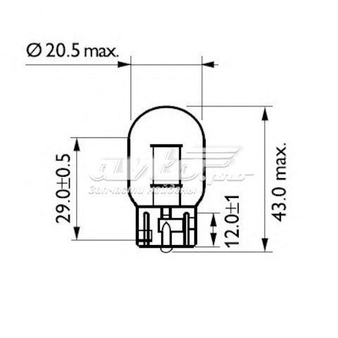 Bombilla PHILIPS 12071B2