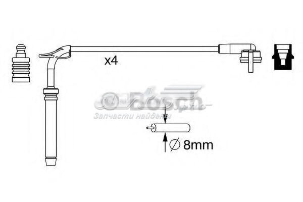 986357245 Bosch juego de cables de encendido