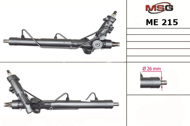 Cremallera de dirección A63911011016 Mercedes