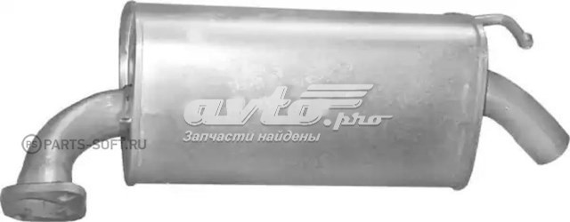 Silenciador trasero Polmostrow 12213 precio, desde 88,35 EUR