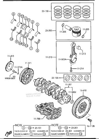 Juego De Piston Para Motor, STD para Mazda 6 (GH)