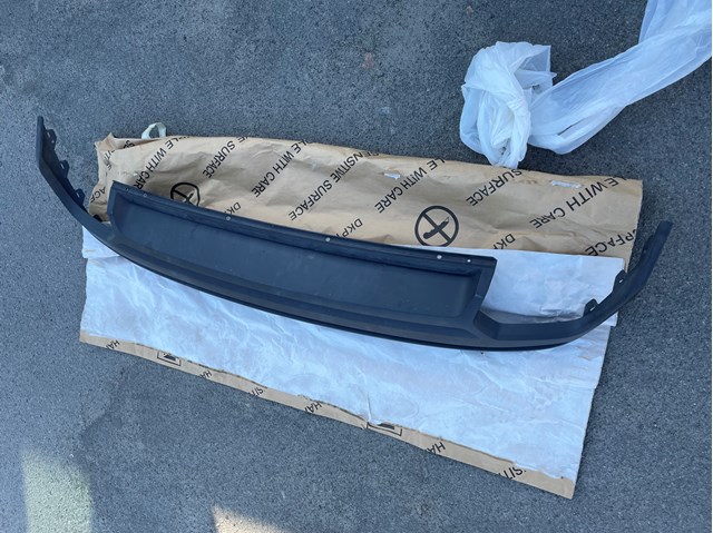 Deflector de parachoques trasero 760807482J9B9 VAG