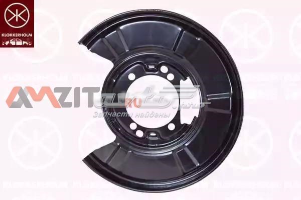 Chapa protectora contra salpicaduras, disco de freno trasero KLOKKERHOLM 3547870