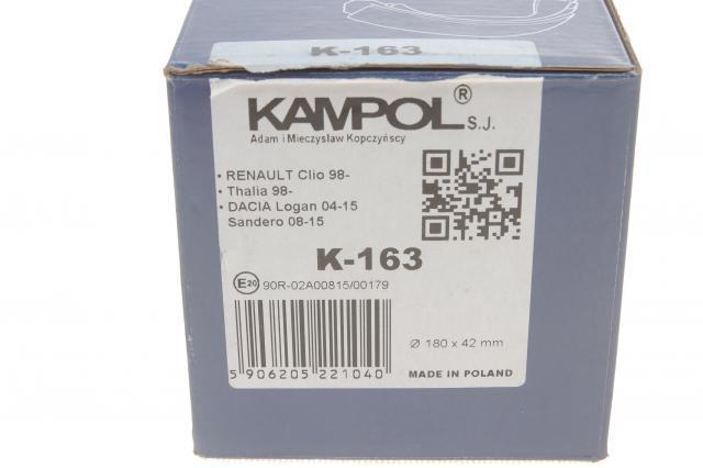 Comprar K163 Kampol Zapatas de freno