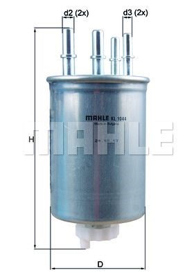 KL1044 Mahle Original filtro combustible