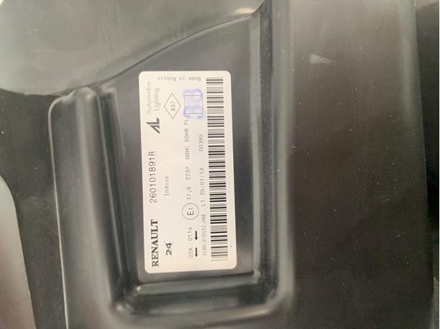 Comprar 260101891R Renault (RVI) Faro derecho