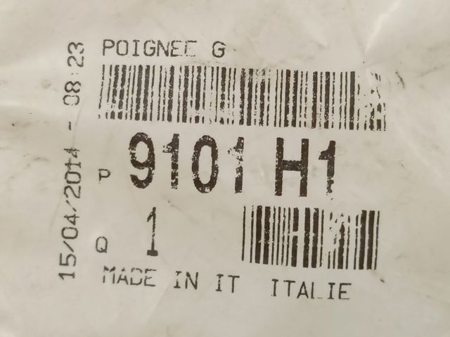 9101H1 Peugeot/Citroen Manilla de puerta, exterior izquierdo delantero/trasero