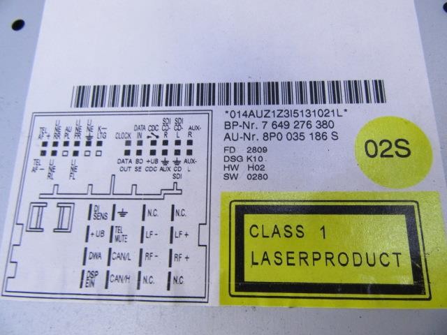 VAG 8P0035186S