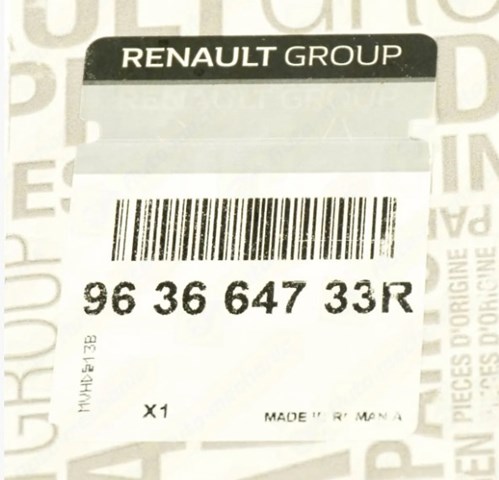 Comprar 963664733R Renault (RVI) Cristal de espejo retrovisor exterior izquierdo