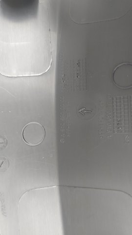 A91069000009K83 Mercedes Moldura de guardabarros delantero izquierdo