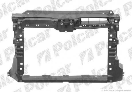 9503041 Polcar Soporte de radiador completo (panel de montaje para foco)