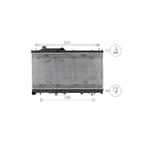 Água radiador Koyorad PL093220 precio, desde 187,82 EUR