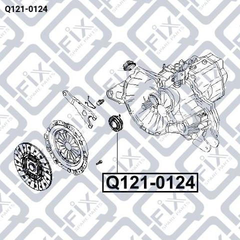 Q1210124 Q-fix Cojinete embrague