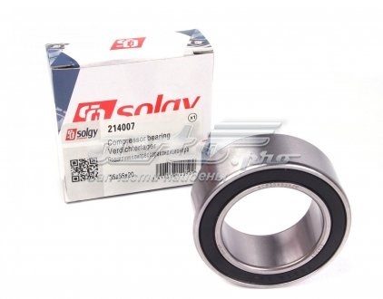 Cojinete del embrague del compresor de aire acondicionado Solgy 214007