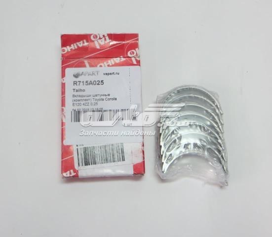 Juego de cojinetes de biela, cota de reparación (+0,25 mm) R715A025 Taiho