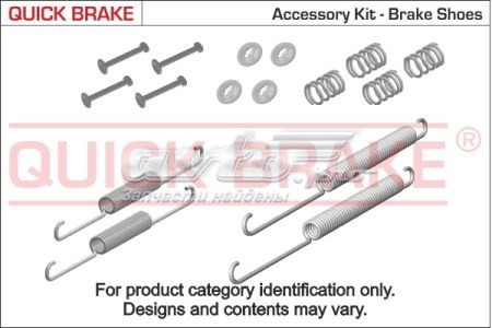 105-0810 Quick Brake juego de reparación, pastillas de frenos
