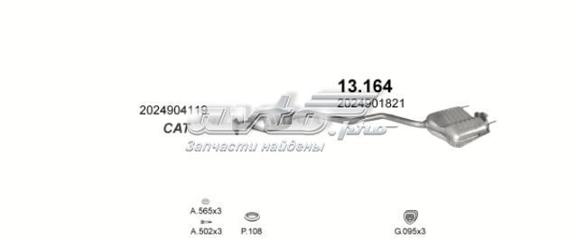 Comprar 13164 Polmostrow Silenciador central y trasero
