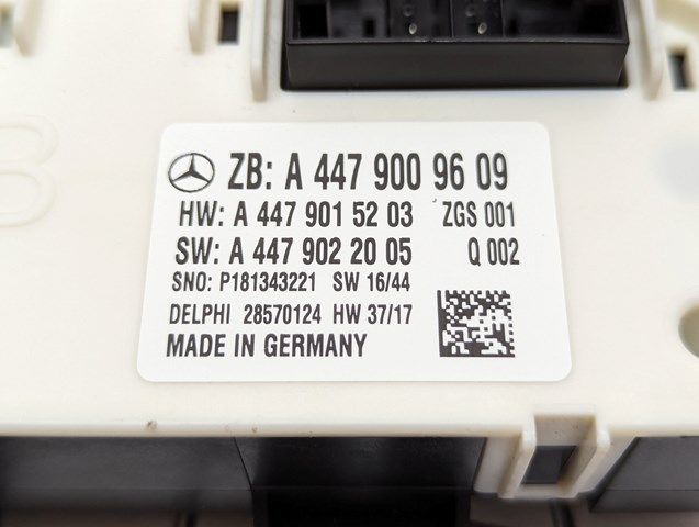 Módulo de adquisición de señales SAM A4479009609 Mercedes