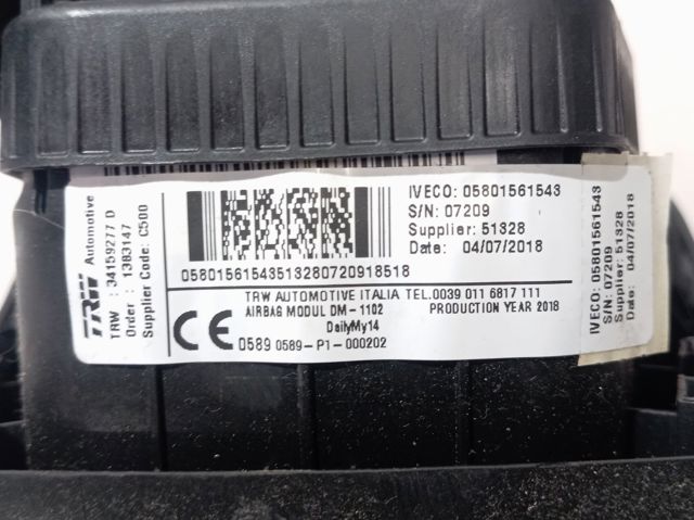 Airbag en el lado del conductor Iveco 5801561543 precio, desde 169,88 EUR