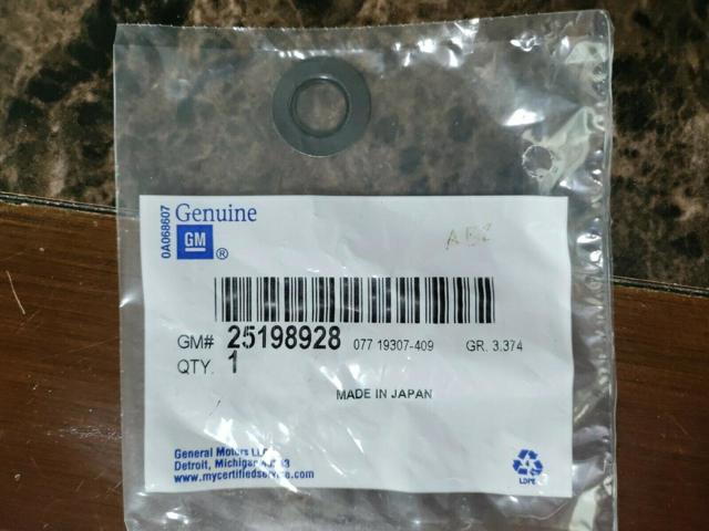 0860162 General Motors Arandela de tornillo de culata